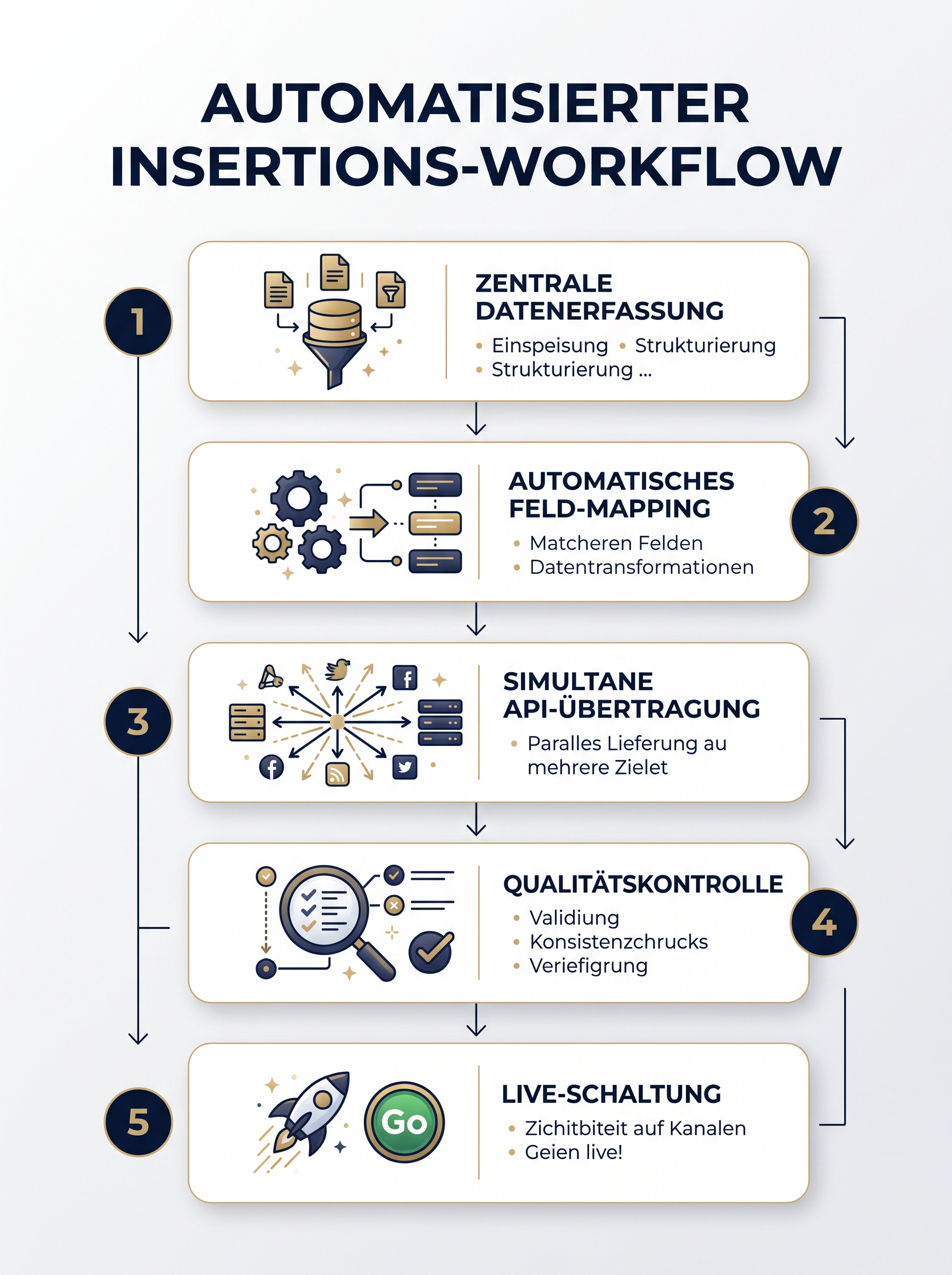 Automatisierter Insertions-Workflow