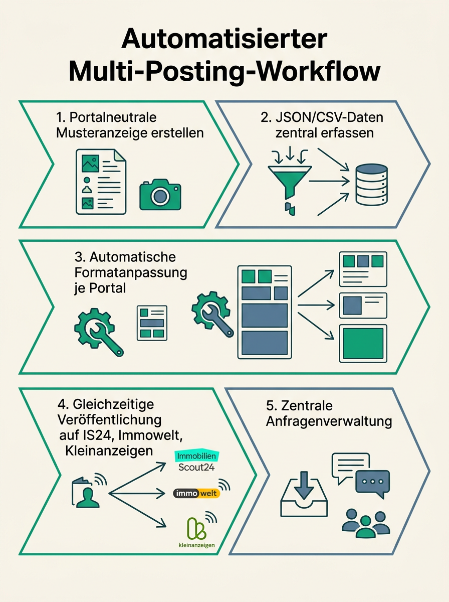 Automatisierter Multi-Posting-Workflow